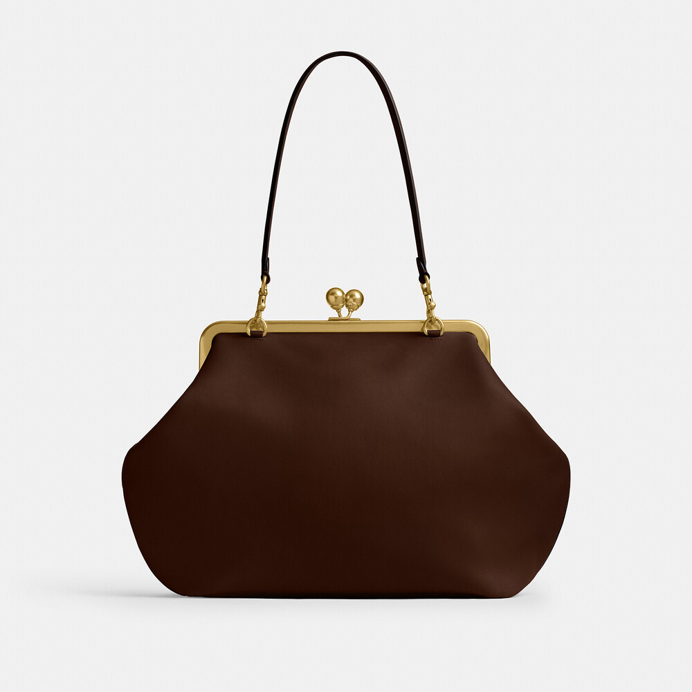 Coach Large Kisslock Frame Bag